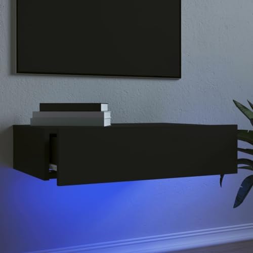 Meuble suspendu tv avec Lumières LED