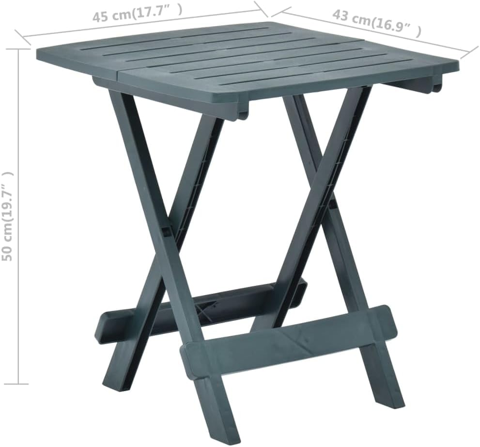 Table de jardin en plastique pliable