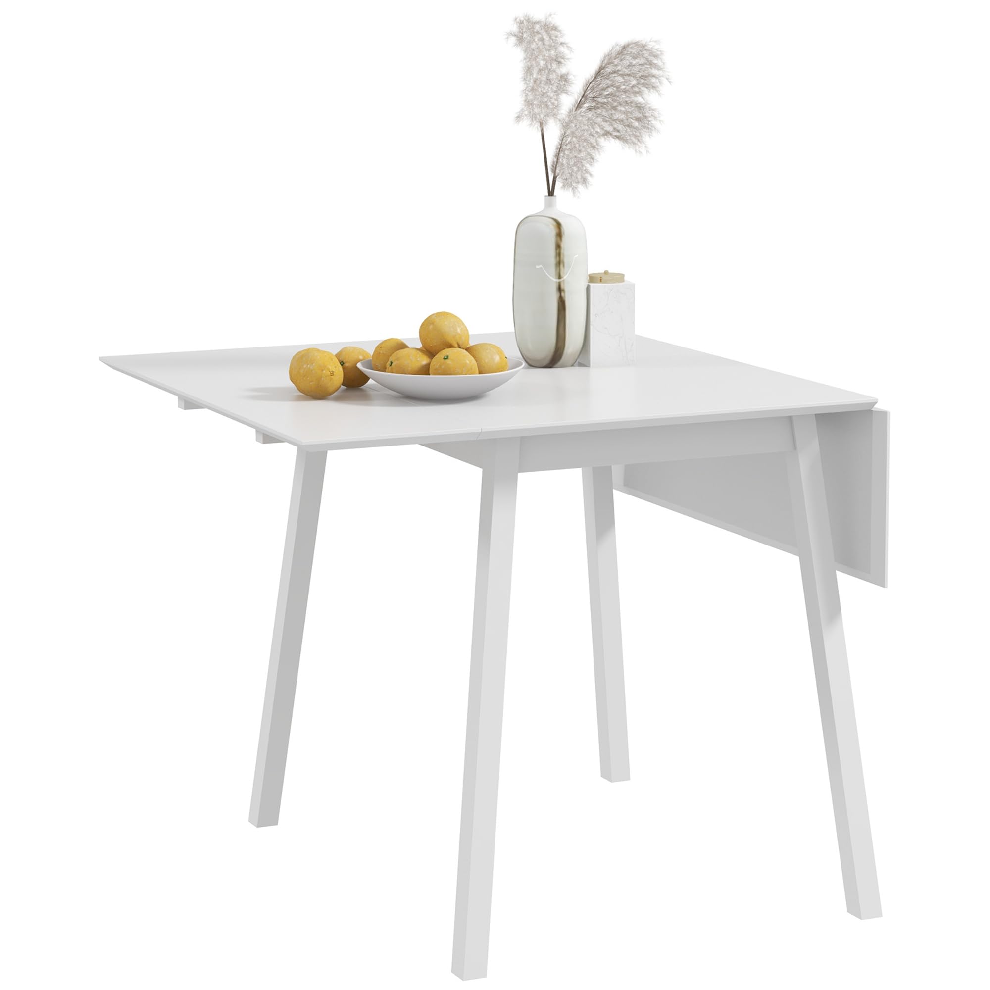 Table salle a manger rectangle avec Plateau Rabattable