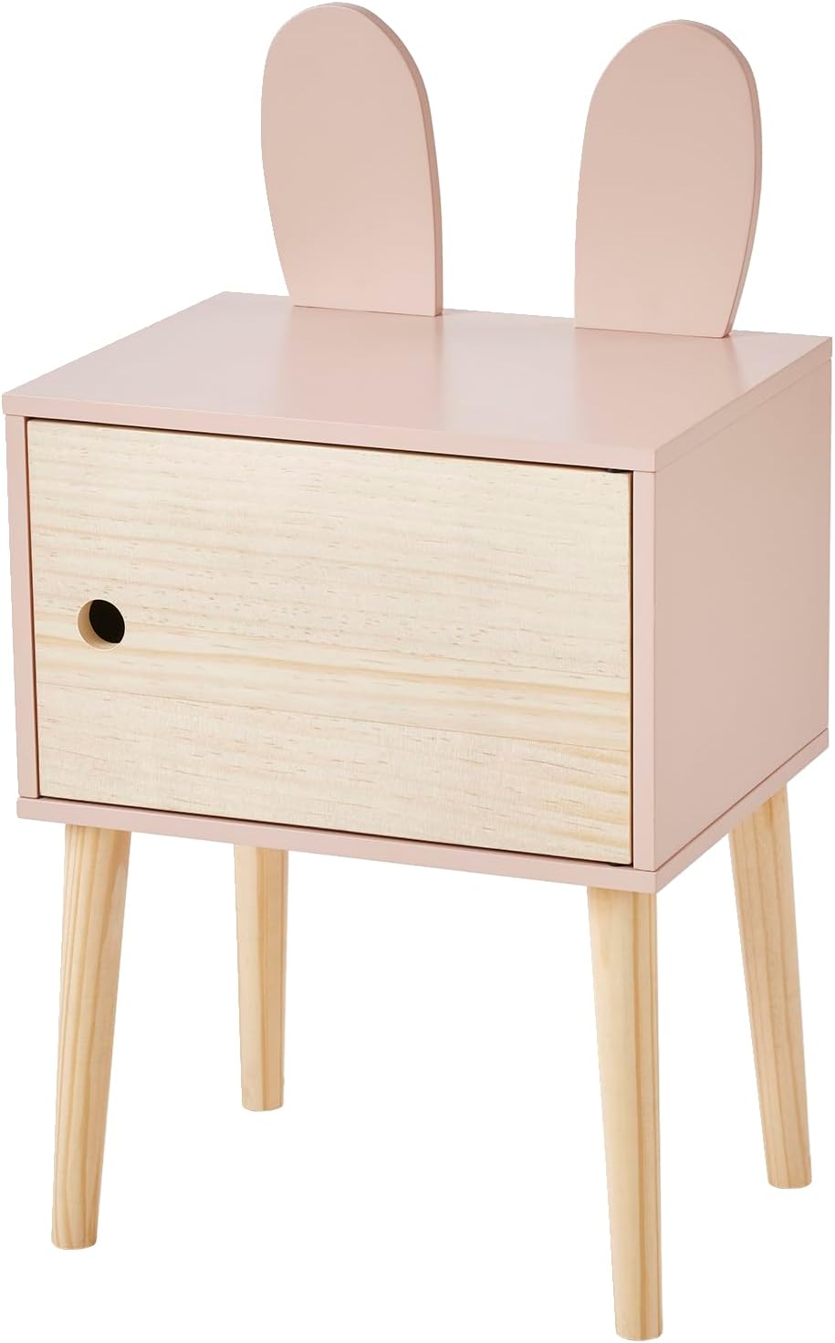 Table de Chevet Lapin Rose