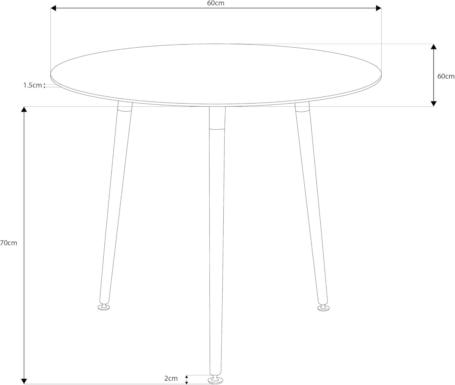 Table De salle a manger rustique ronde
