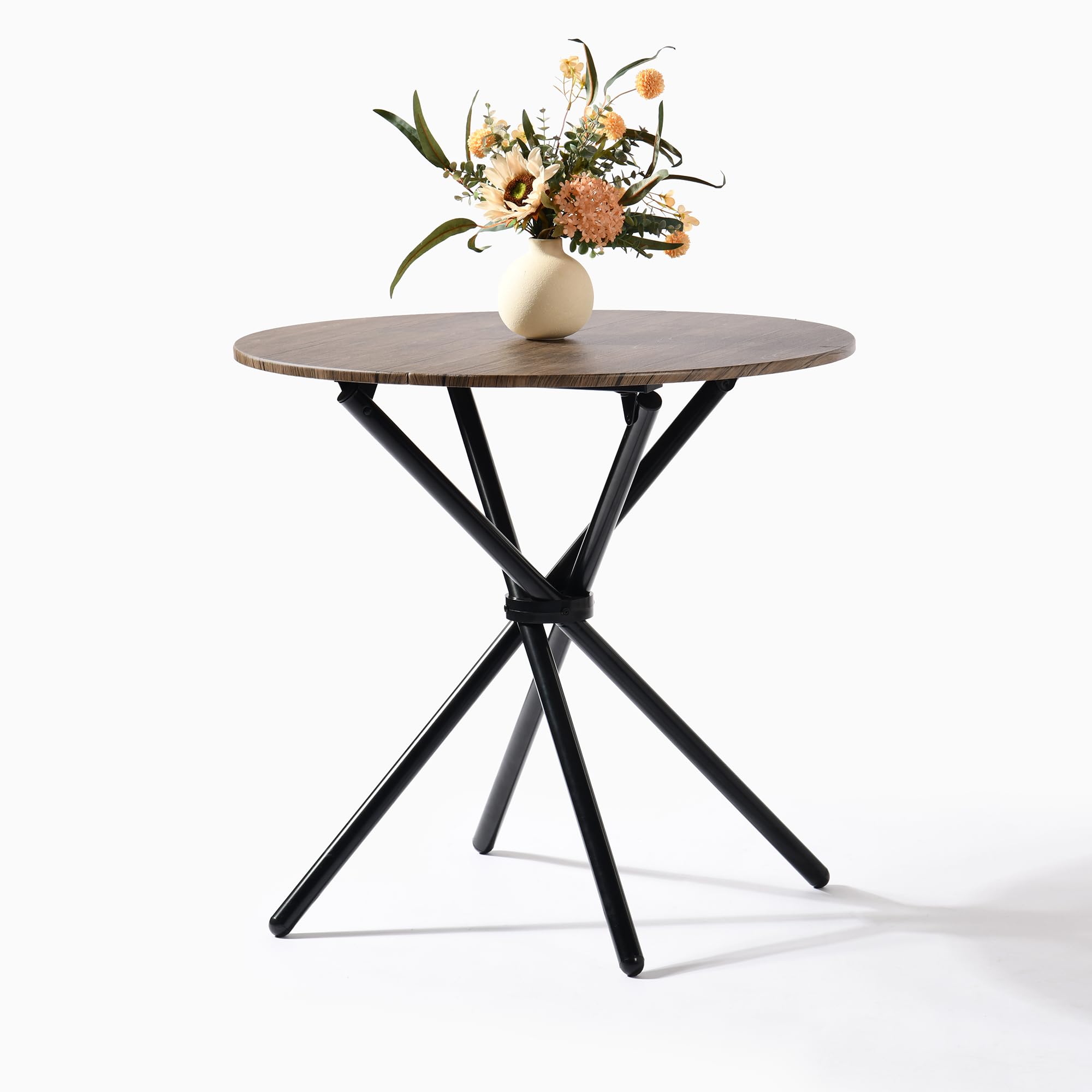 Table de salle a manger ronde bois pour 2 à 4 Personnes