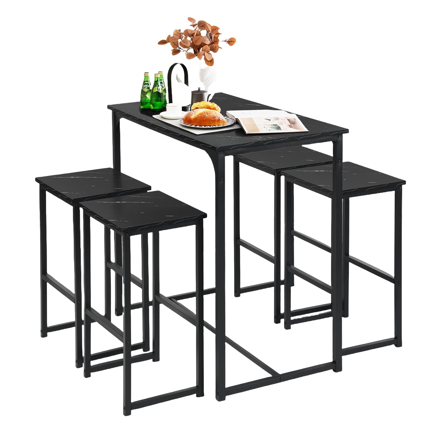 Table a manger debout avec 4 Chaises