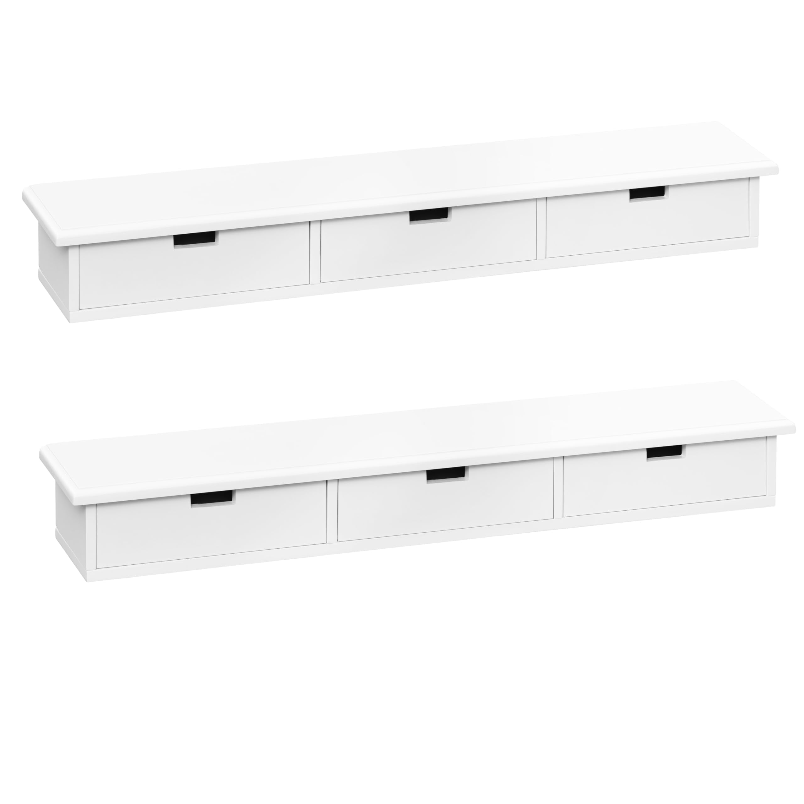 Table de chevet suspendue design avec 3 Tiroirs