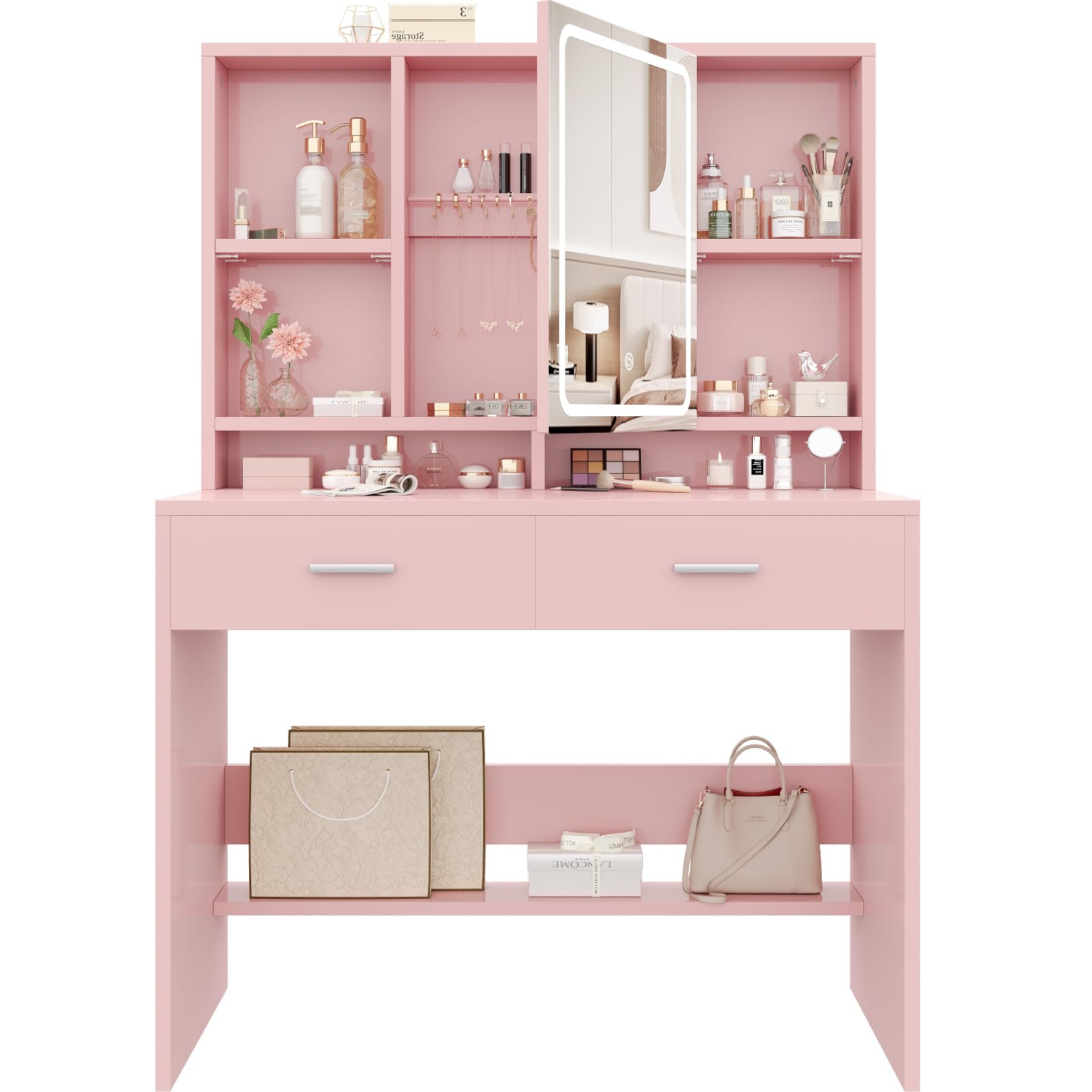 Moderne coiffeuse avec Miroir LED