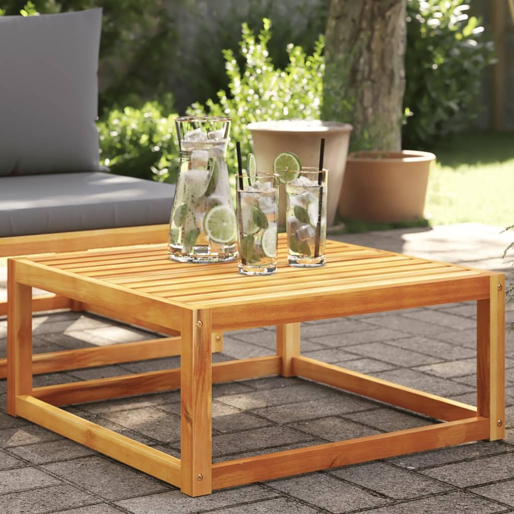 Table de jardin moderne en Bois Massif d'acacia