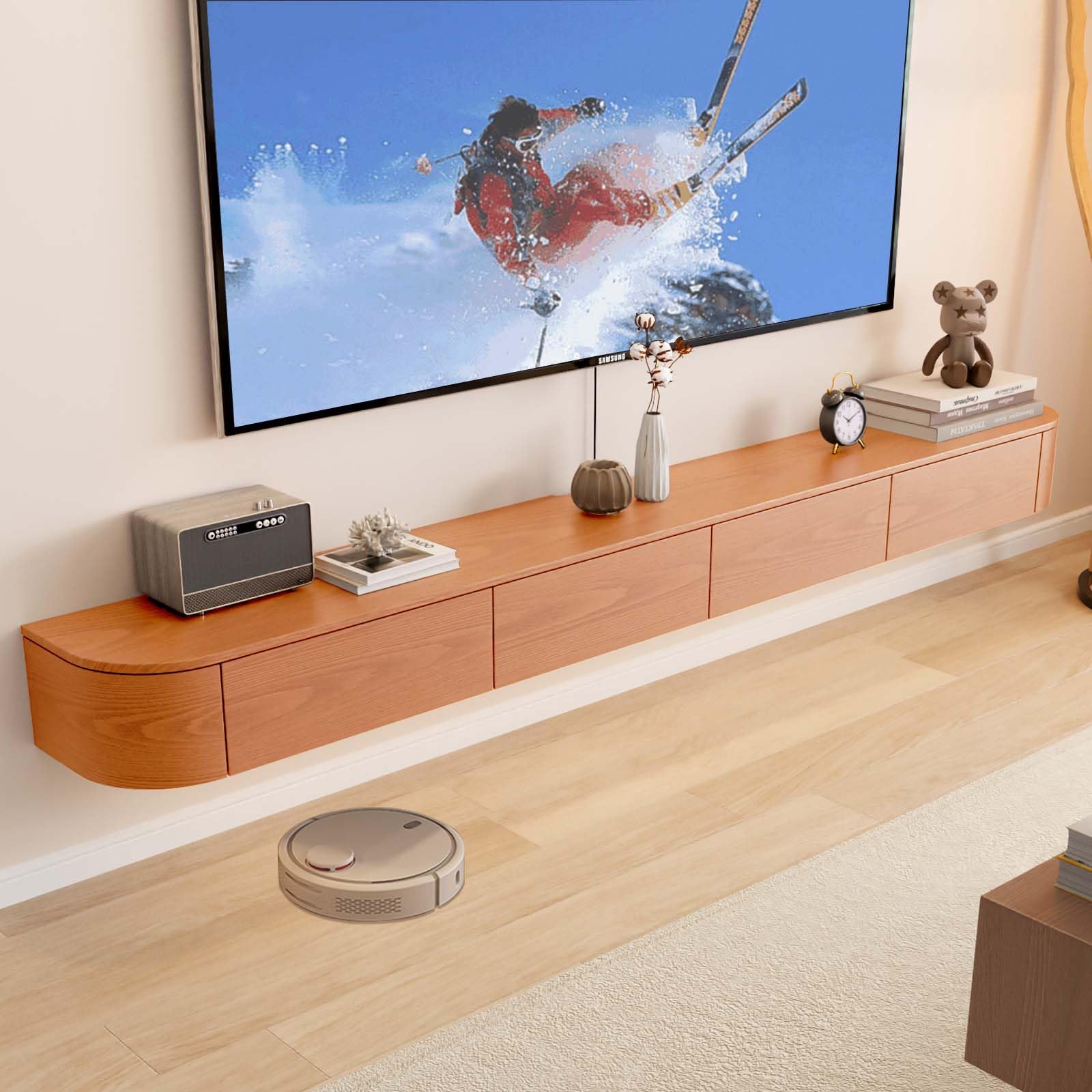 Meuble tv suspendu mural