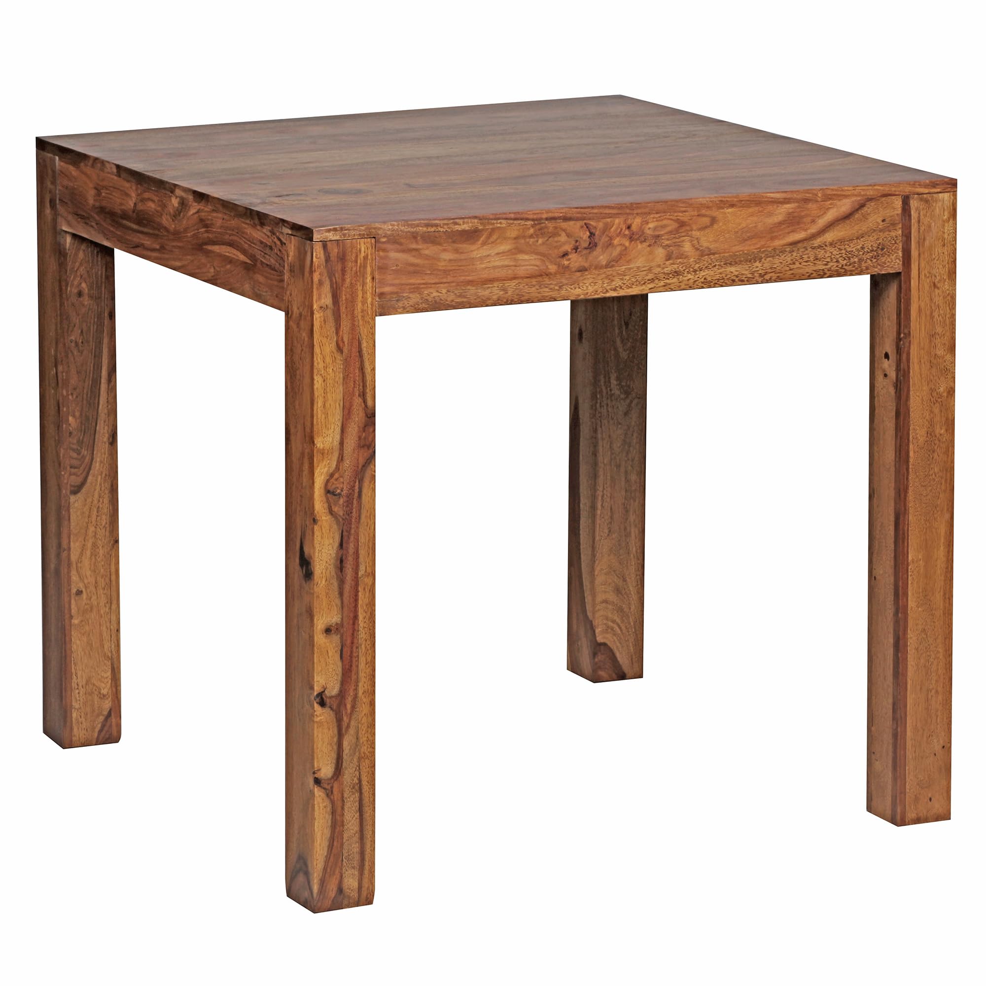 Table a manger ronde bois foncé