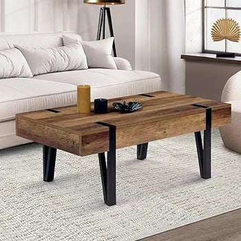 Table basse rectangulaire en Bois