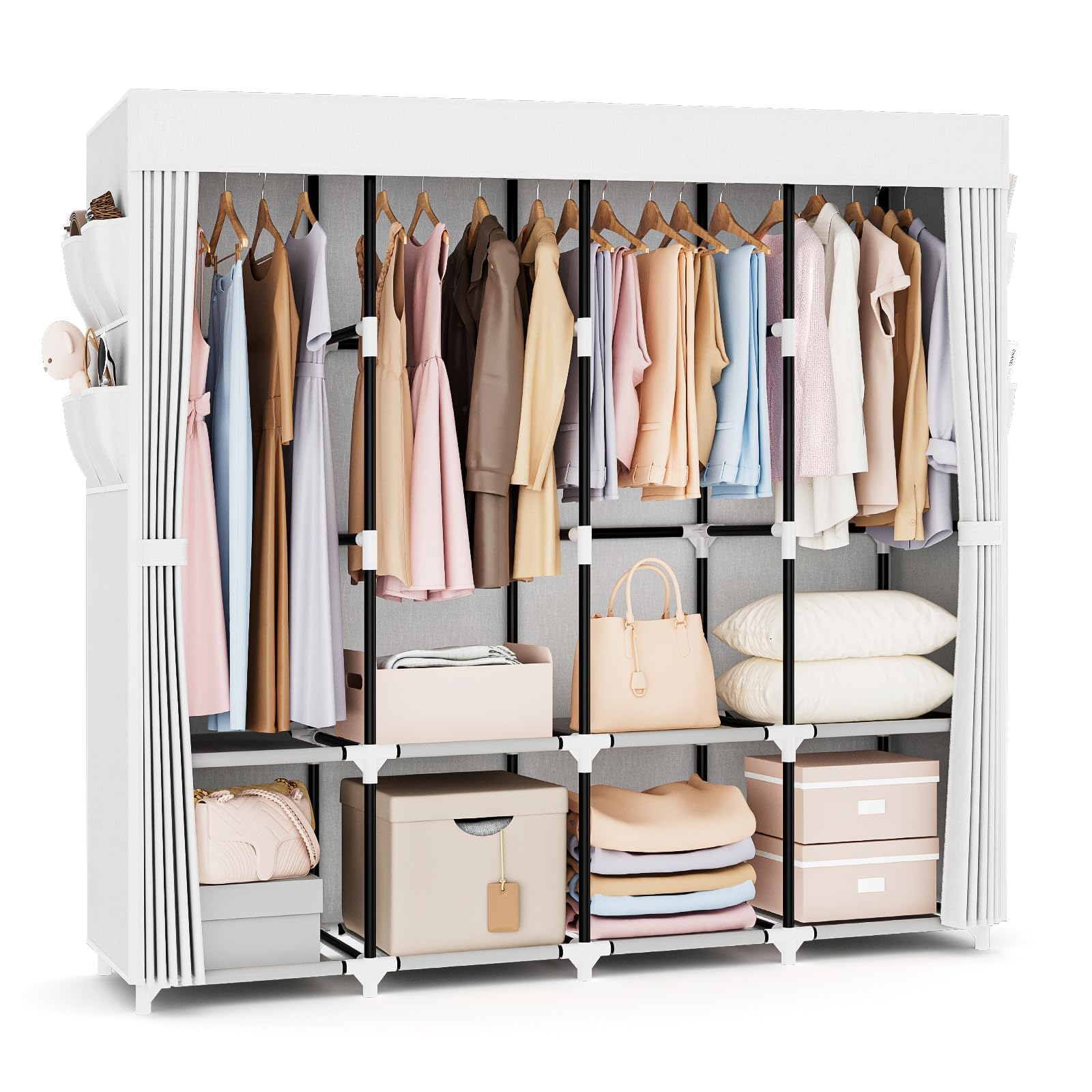 Armoire de rangement en tissu