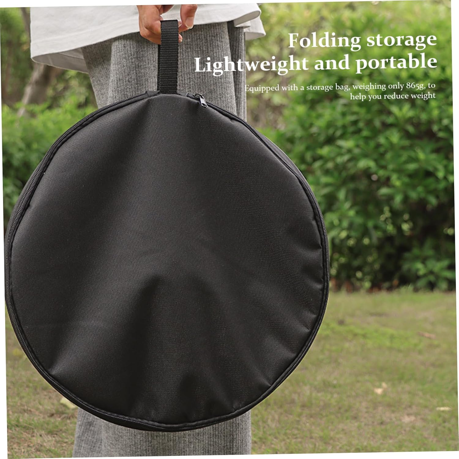 Table pliable de jardin moderne Ronde