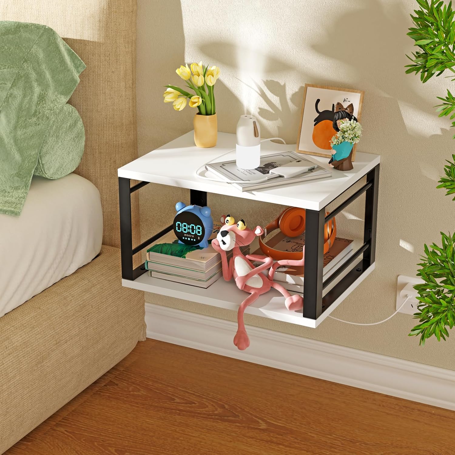 Table de chevet suspendue design lot de 2