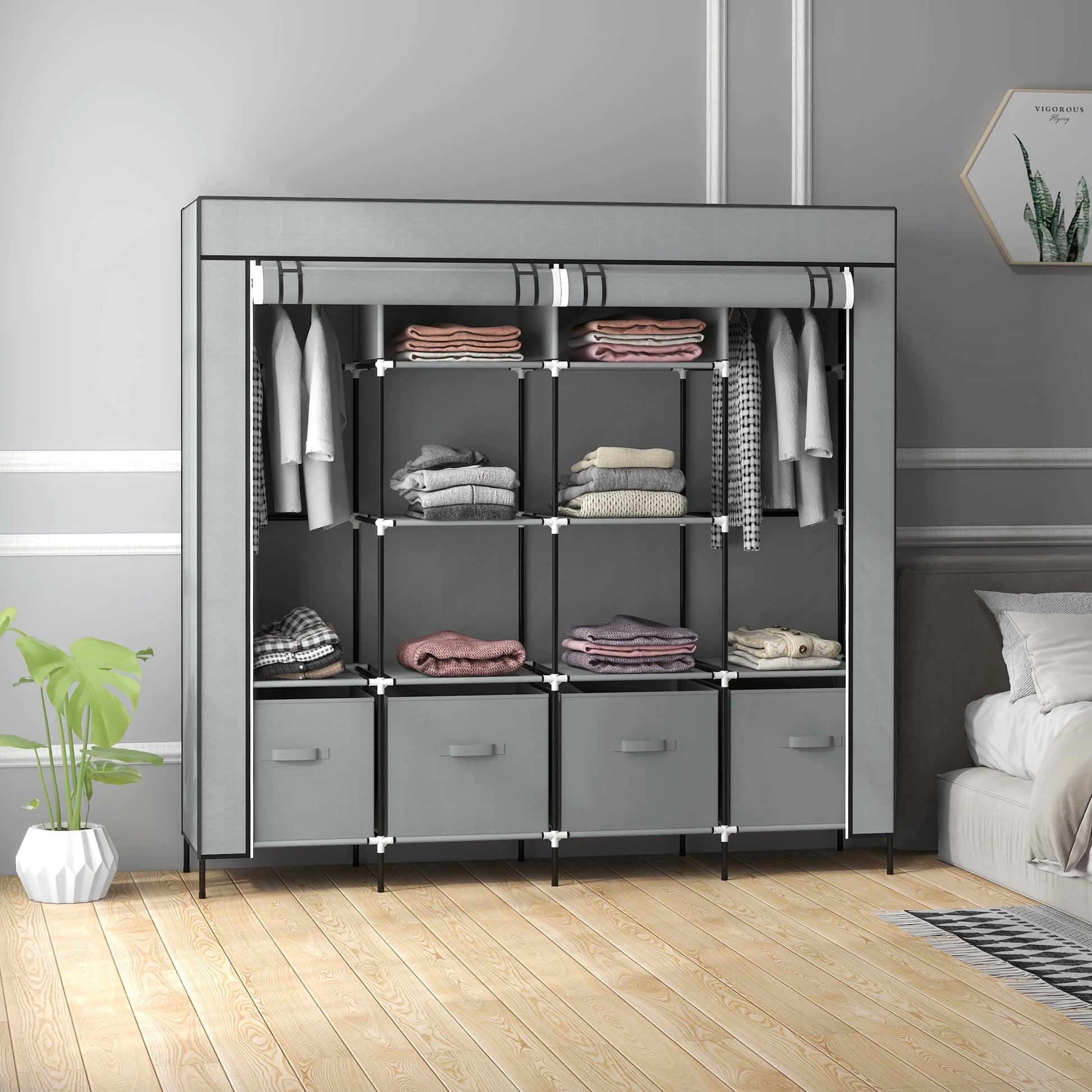 Armoire chambre en tissu 