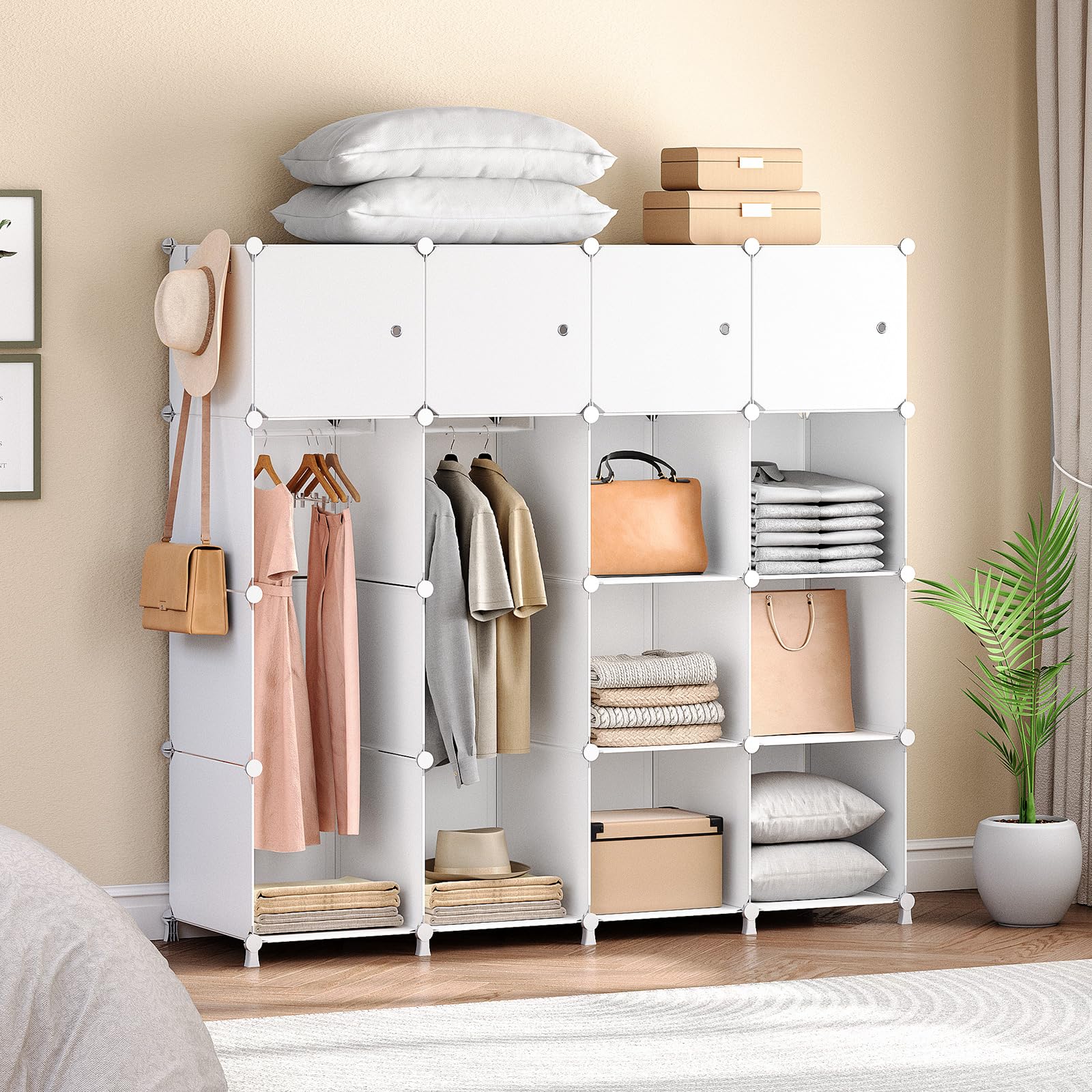 Armoire de rangement et penderie  