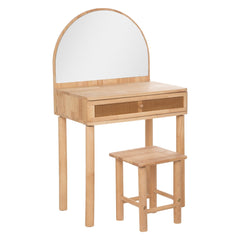 Coiffeuse d'enfant avec Tabouret en bois