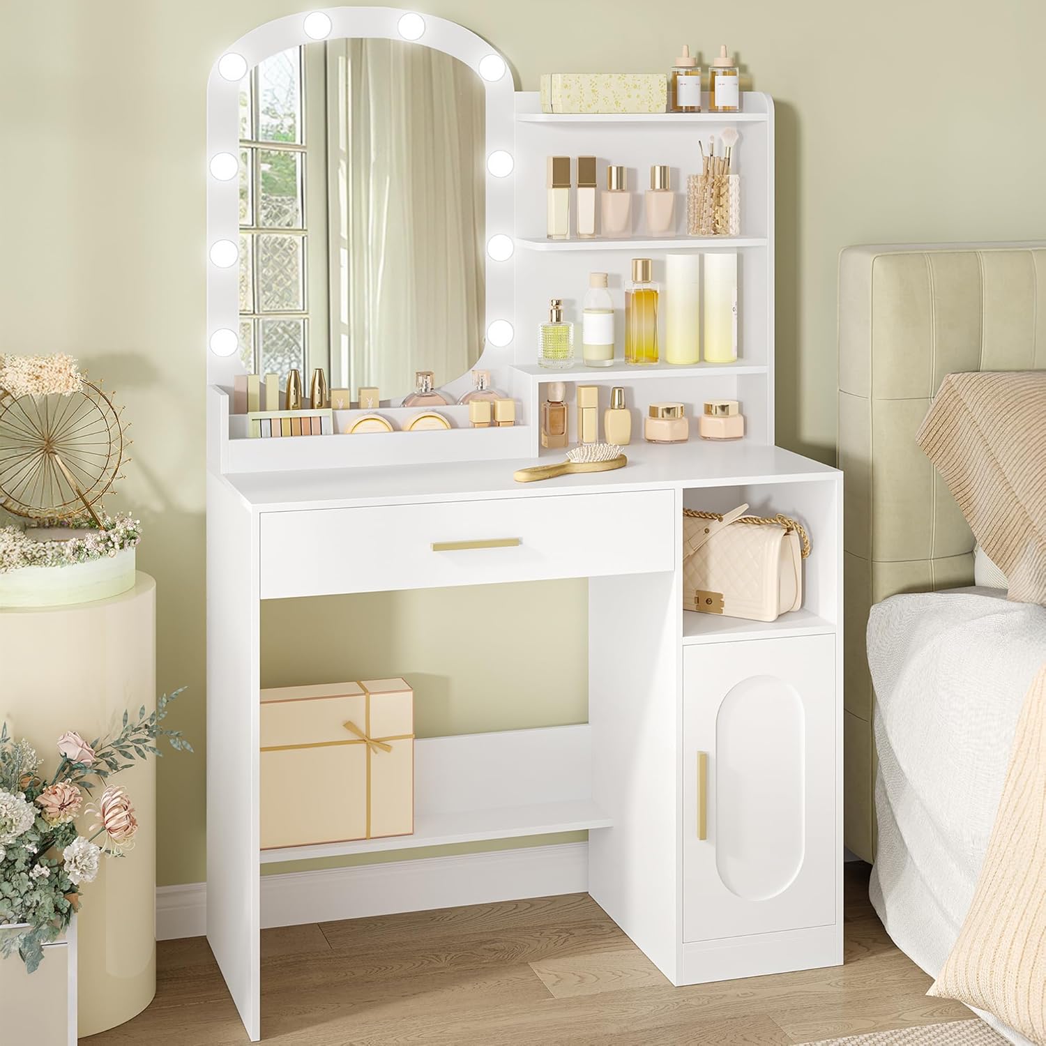 Coiffeuse moderne led 