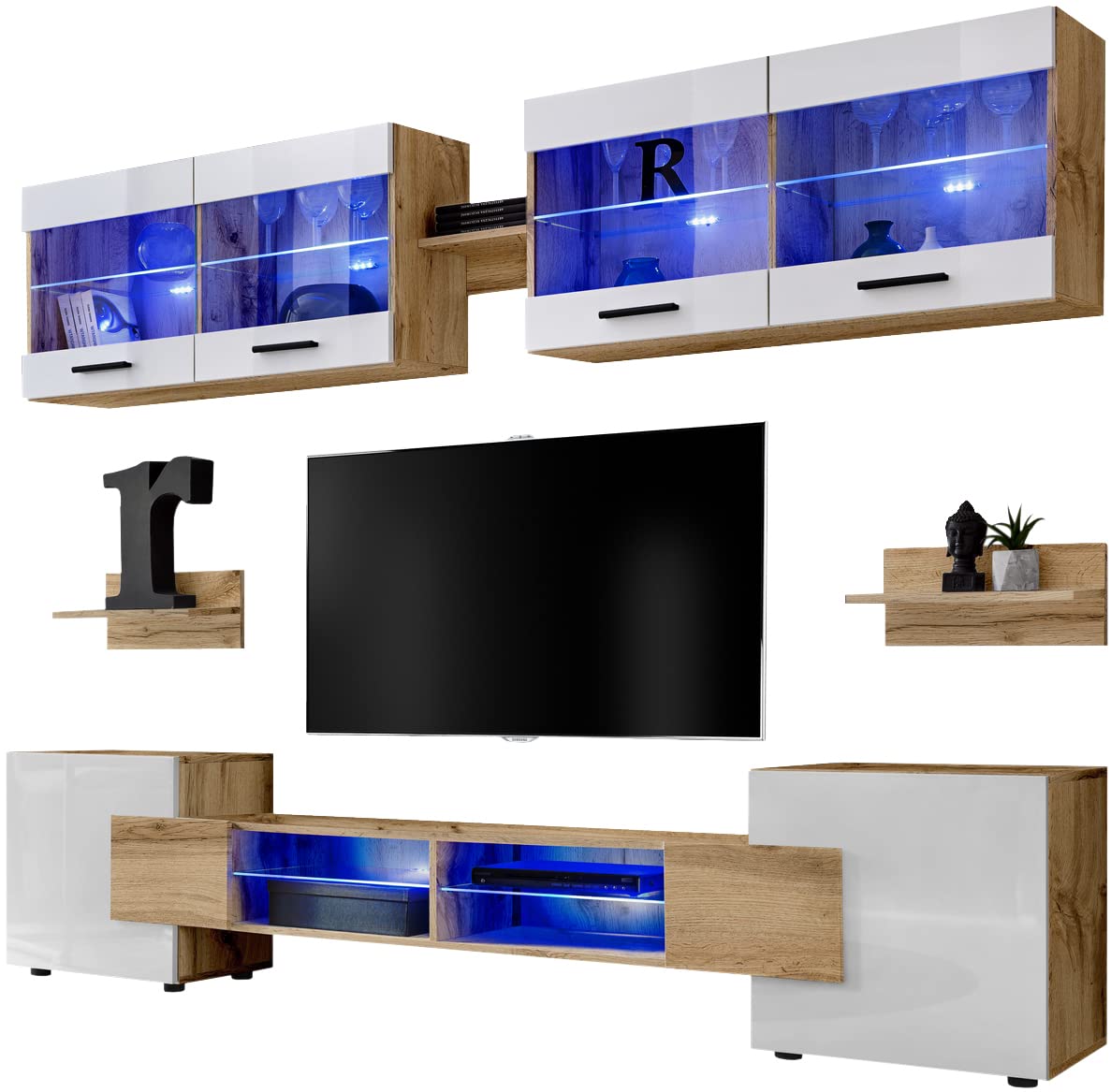  Ensemble meuble TV moderne suspendu 