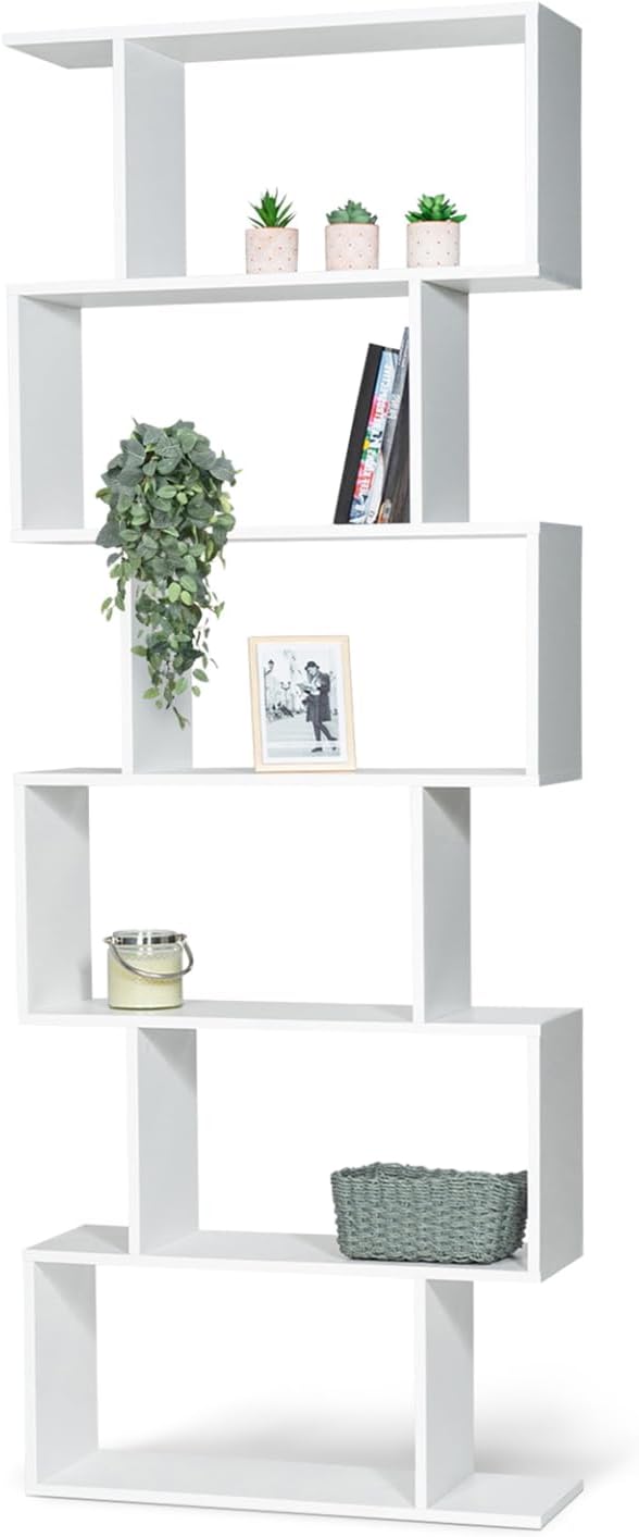  Etagère bibliothèque en bois blanc 