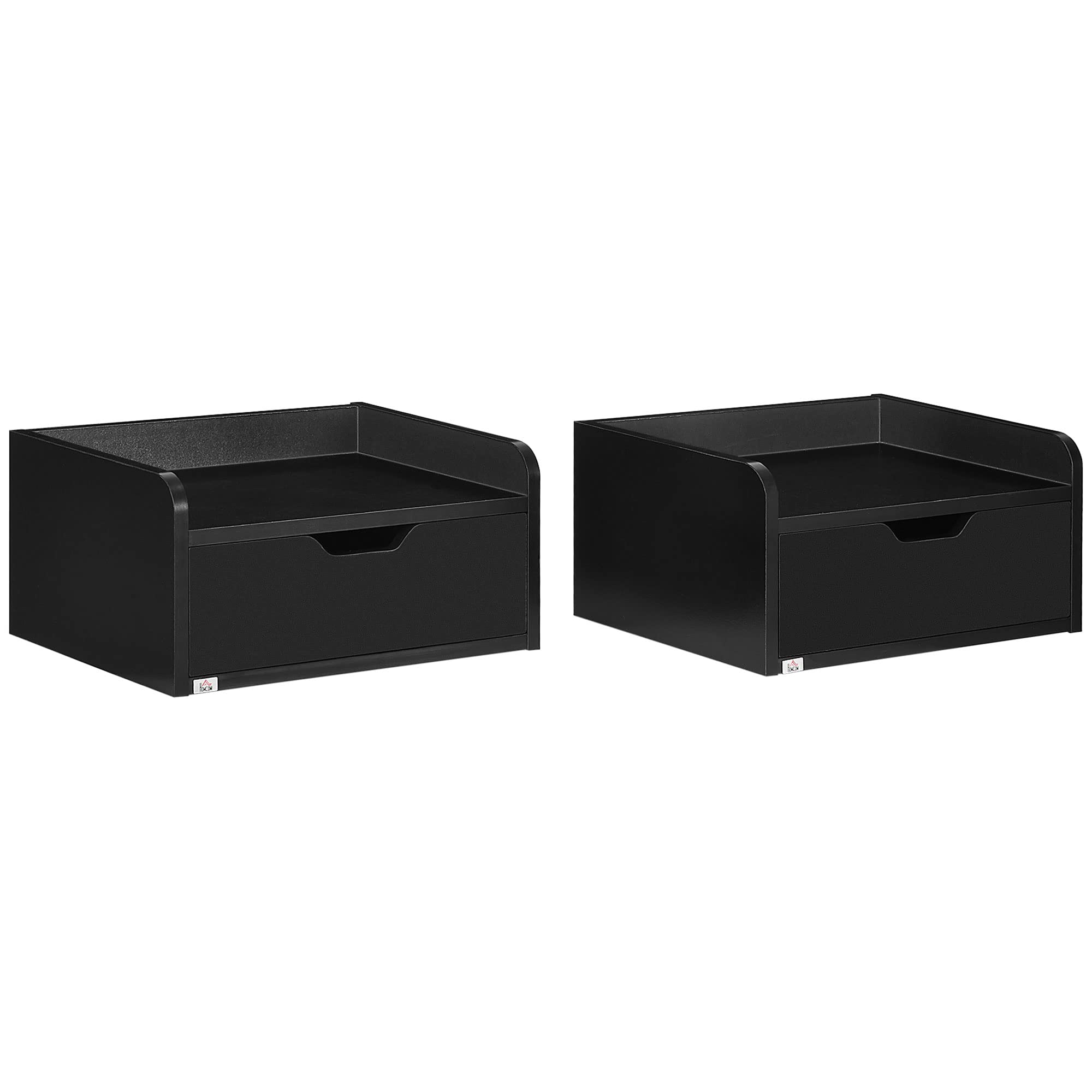 Lot de 2 Tables de table de chevet suspendue design 