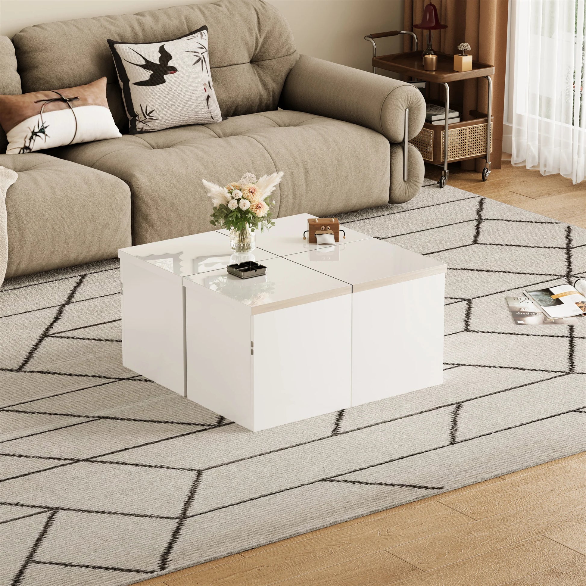 Lot de 4 Tables Basses moderne