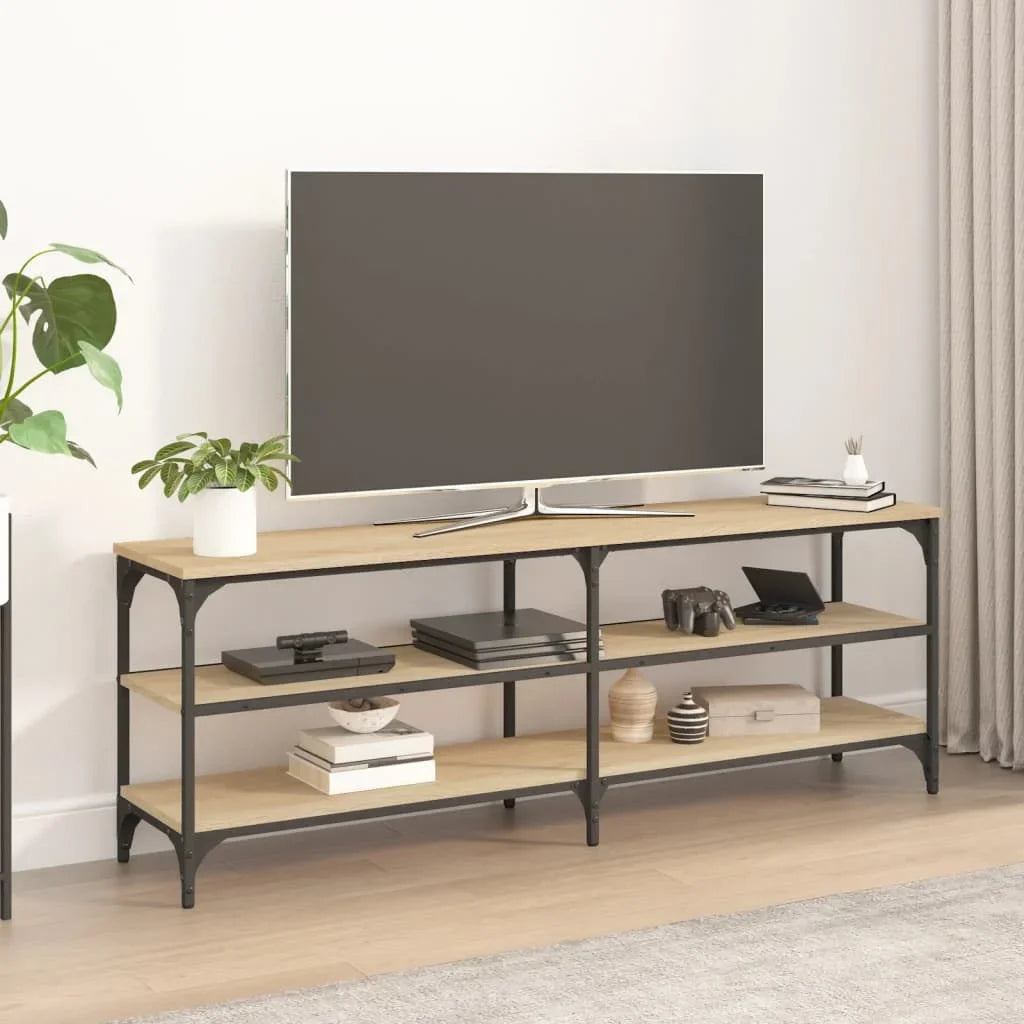 Meuble moderne pour tv chêne Sonoma