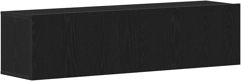 Meuble tv en noire bois moderne