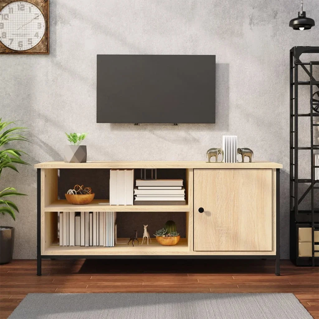 Meuble tv moderne design chêne 
