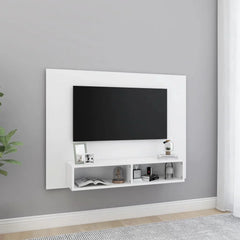 Meuble tv suspendu design blanc