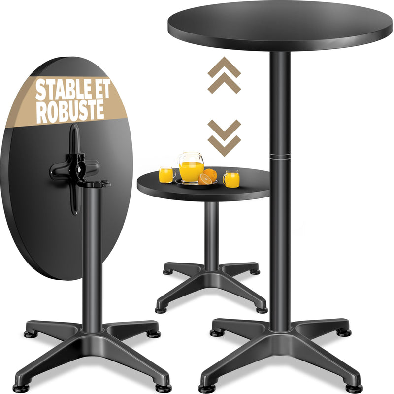 Petite table a manger debout Pliable Ronde 