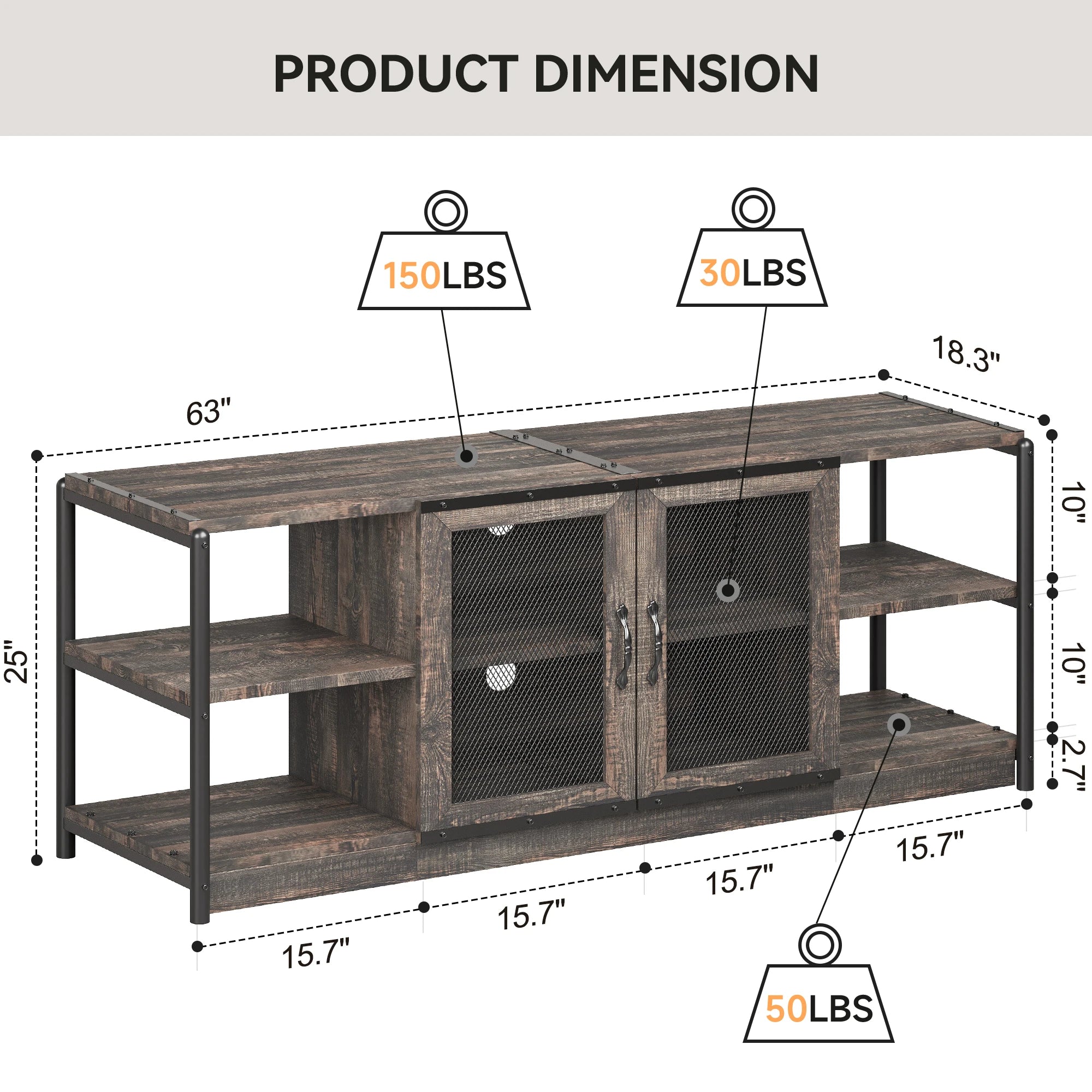 Meuble tv moderne design bois