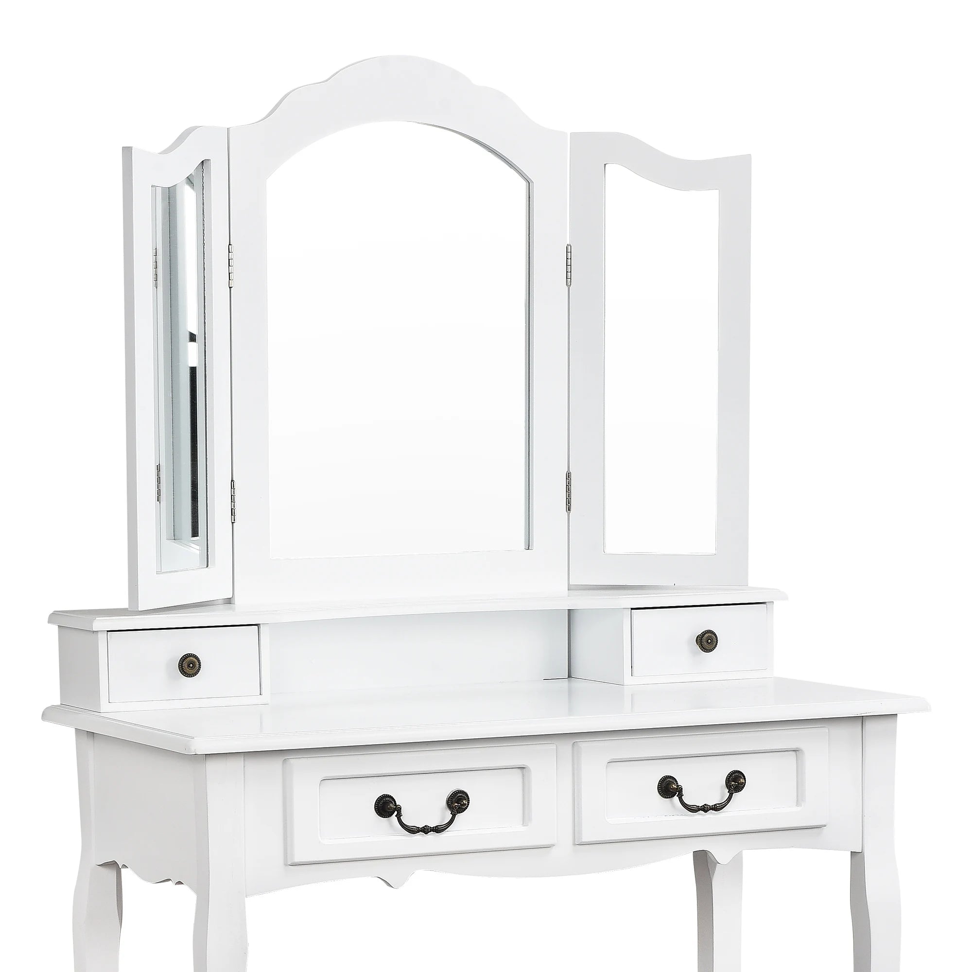 Coiffeuse moderne meuble blanche en bois