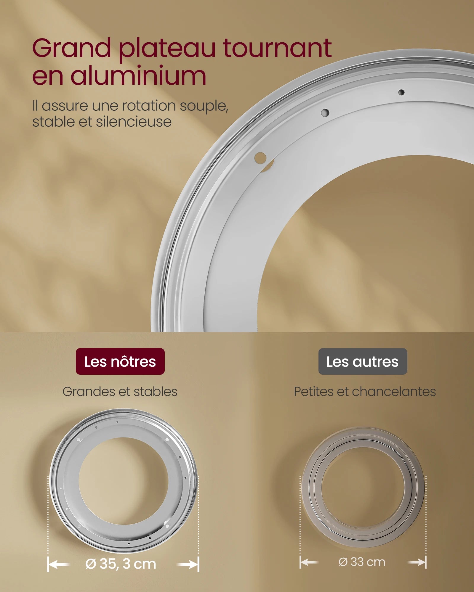 Étagères bibliothèque rotative