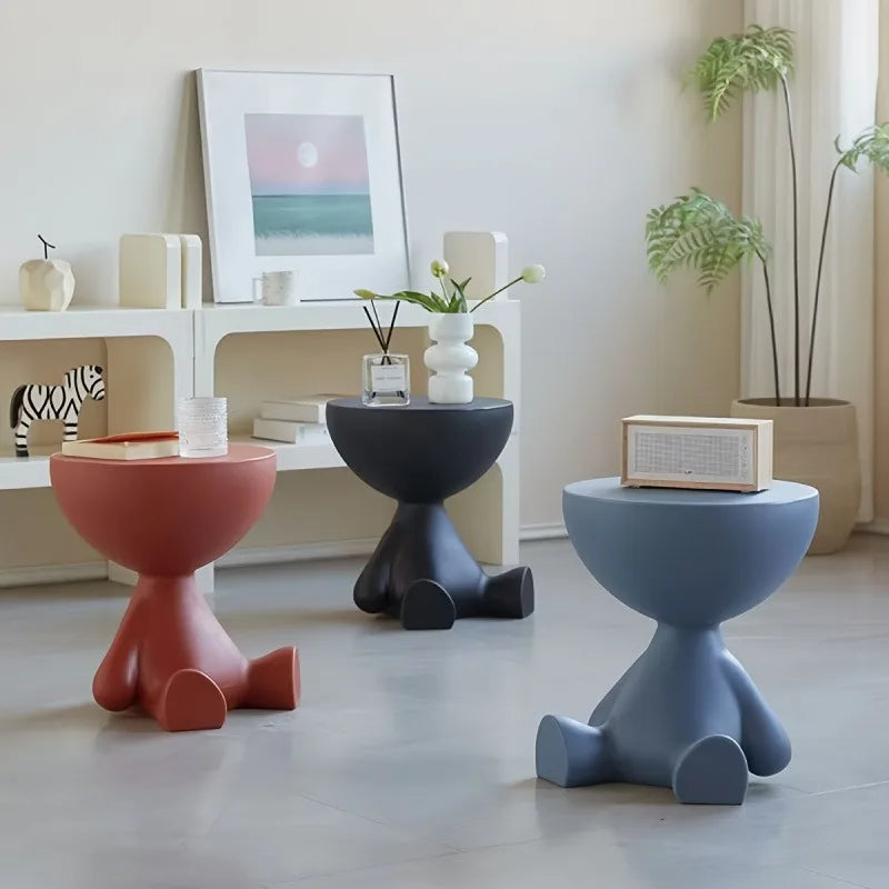 Table de chevet en plastique forme d’ours