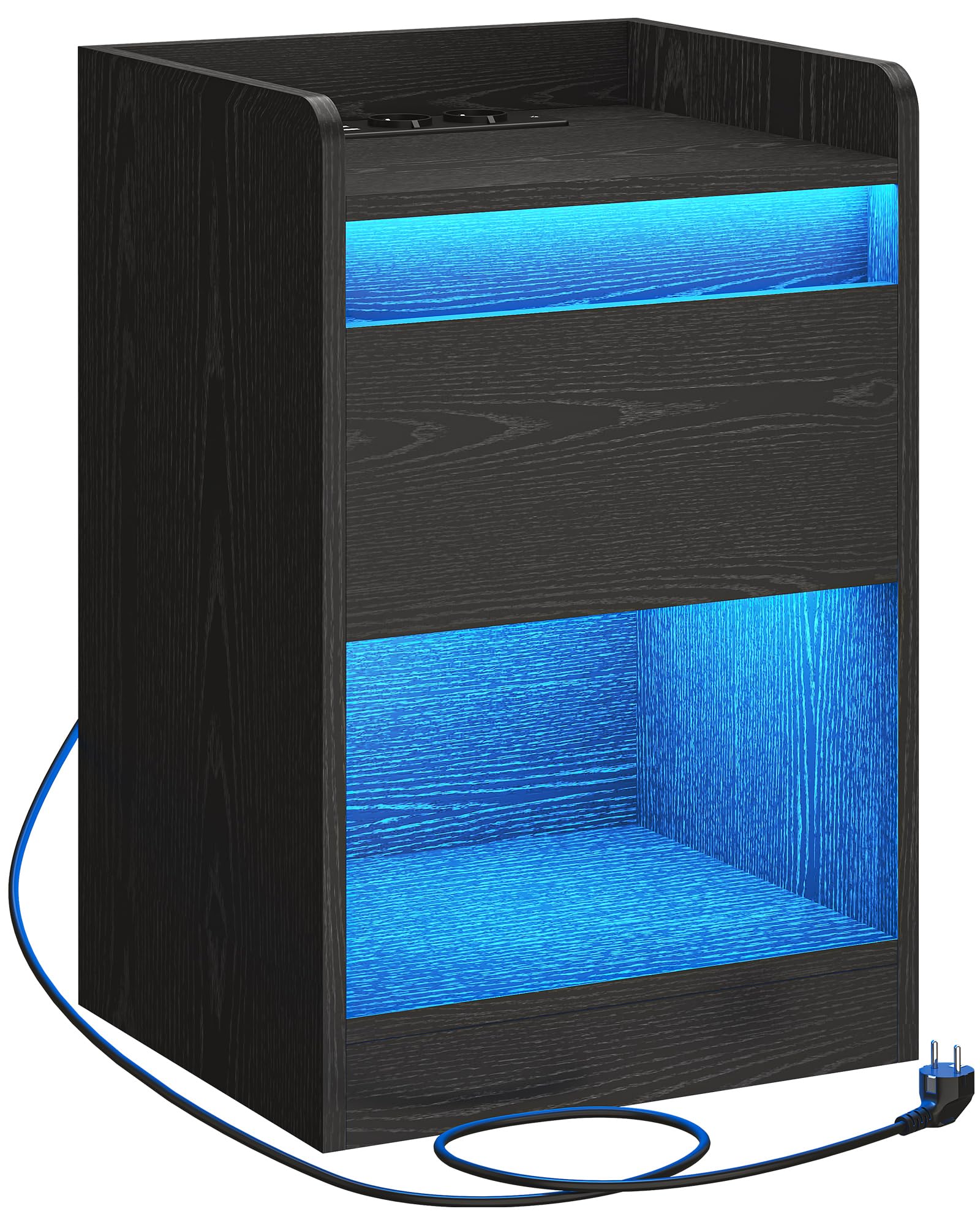 Table a chevet Multiprise avec Port USB et Port USB C