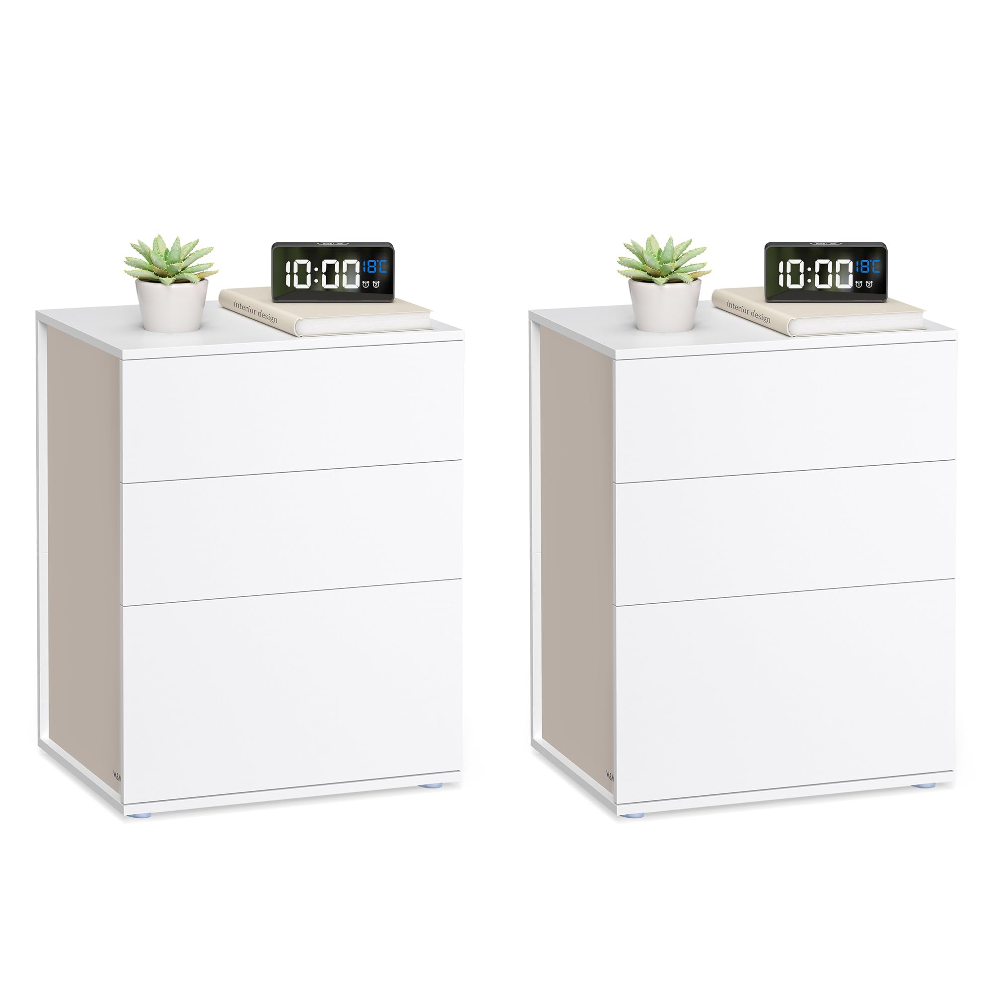 Table a chevet rectangle moderne