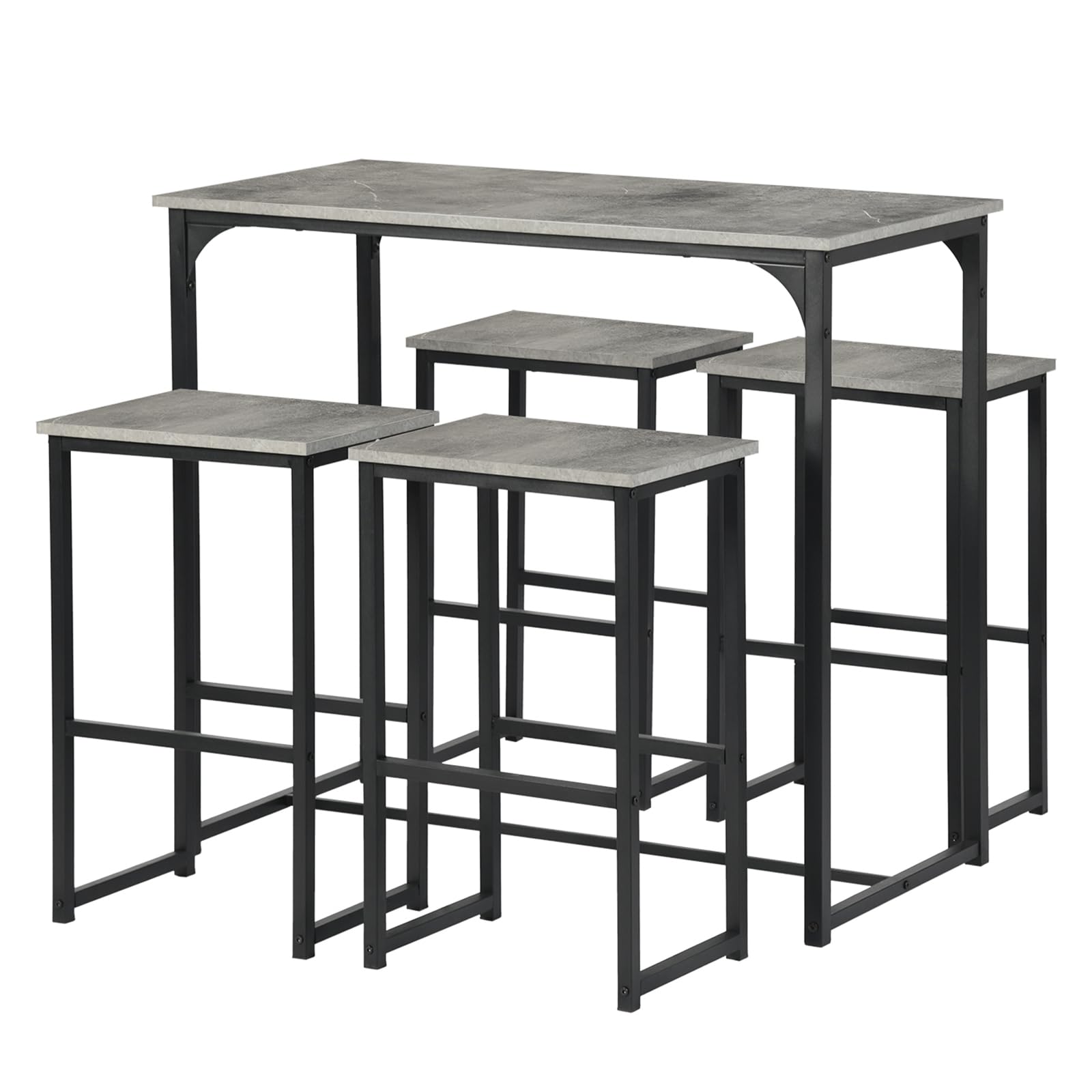 Table a manger debout avec 4 Chaises