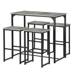 Table a manger debout avec 4 Chaises