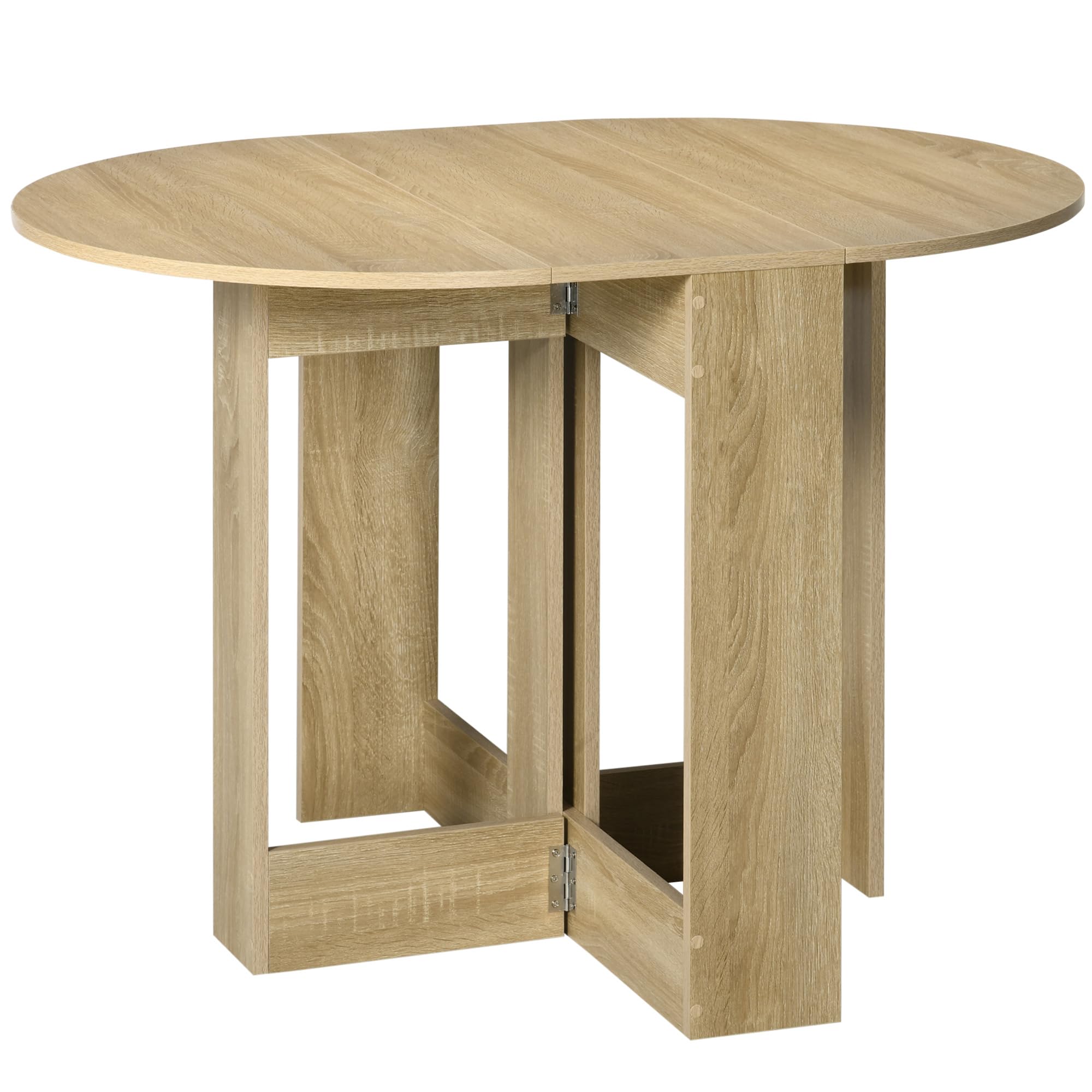 Table a manger ovale extensible en Bois chêne