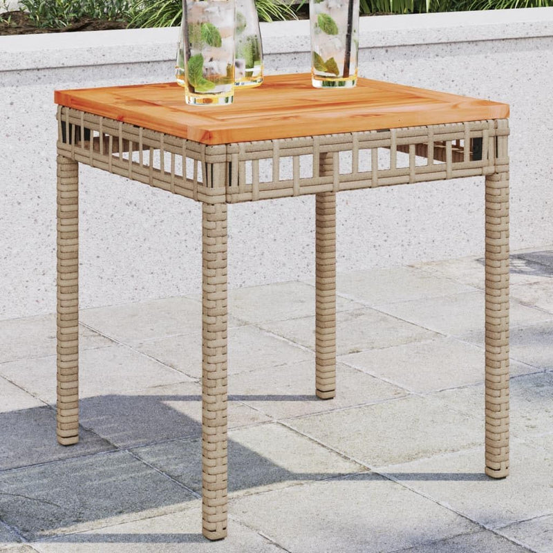 Table de jardin rectangulaire design 