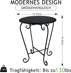 Table design de jardin en métal