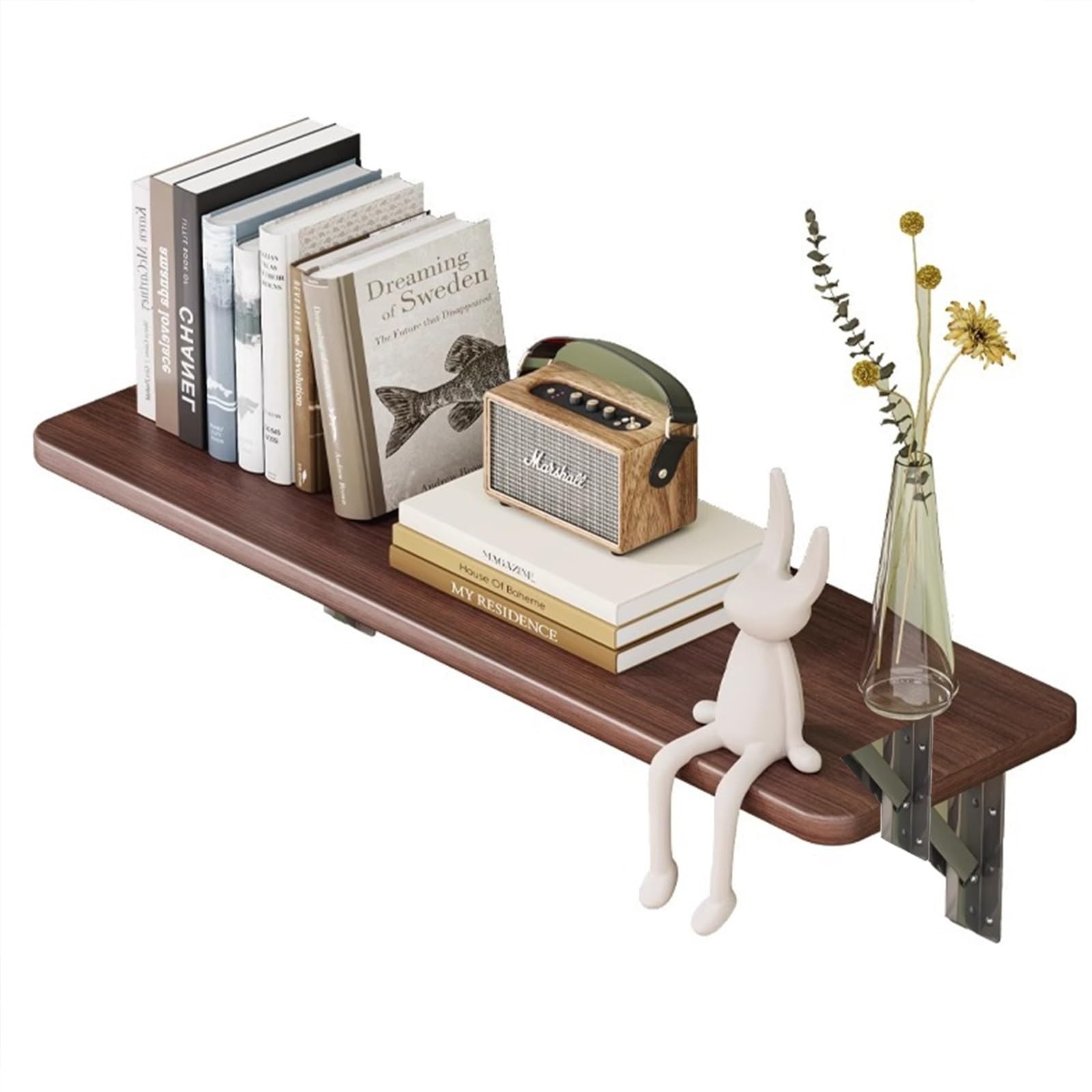 Table murale pliable en bois Rabattable