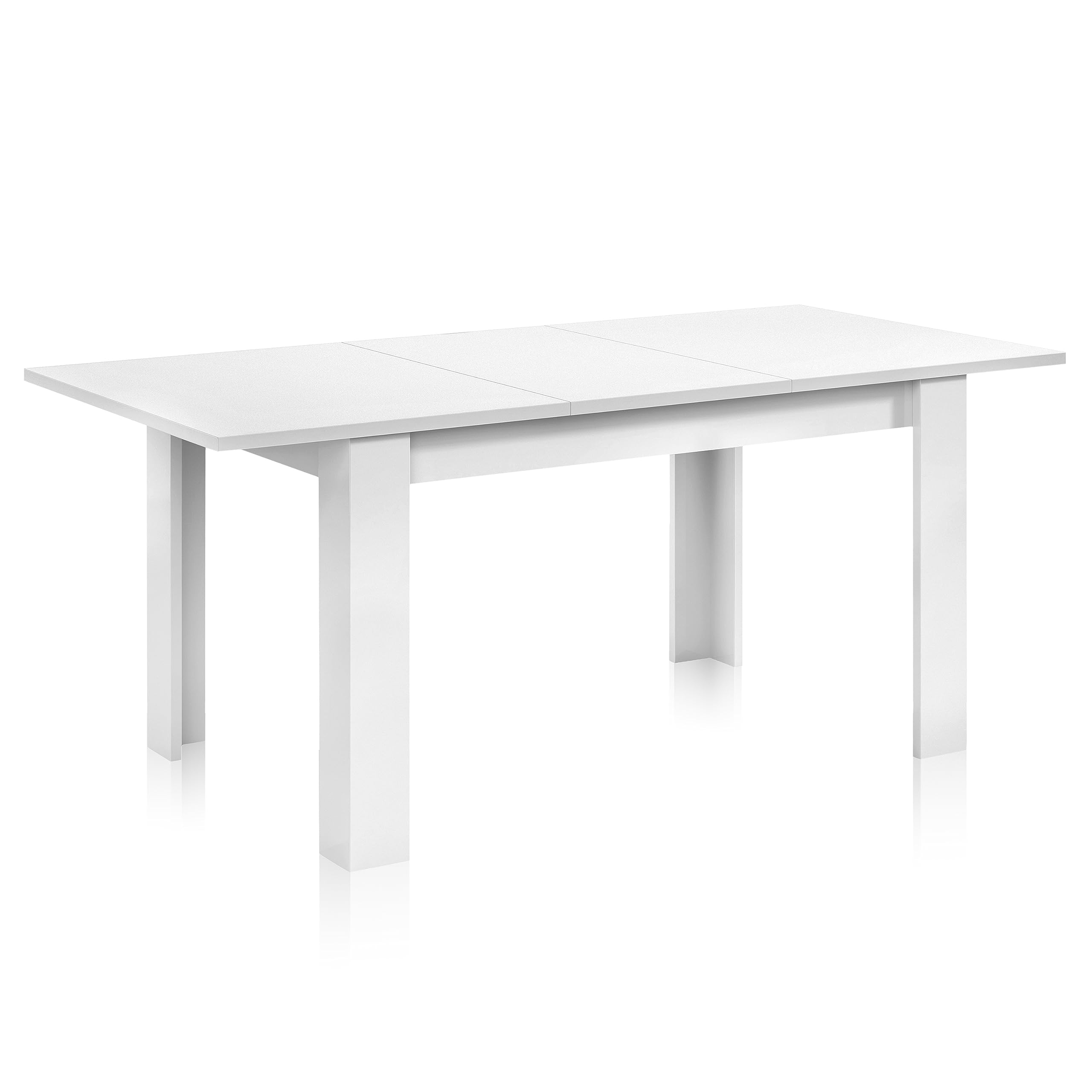 Table rectangle salle a manger extensible Chêne Clair